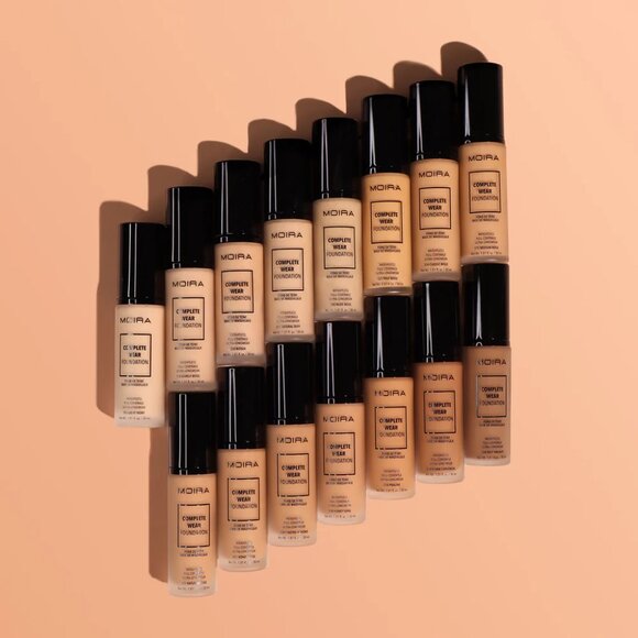 Moira Complete Wear Foundation Ultra Coverage Weightless - #375 Medium Beige - Picture 9 of 12